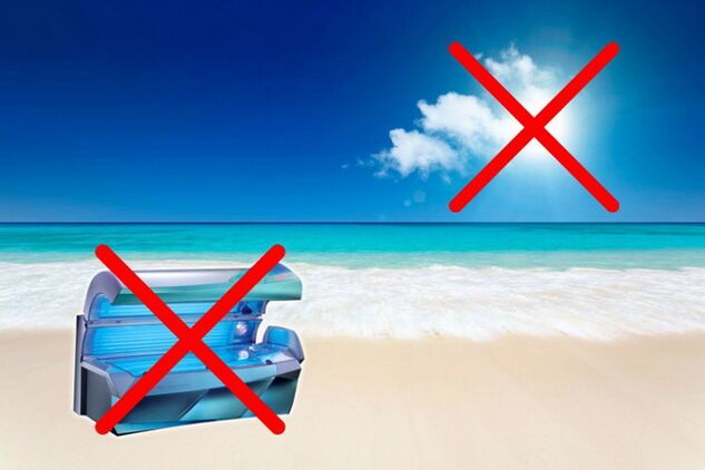 Abbronzatura con vene varicose